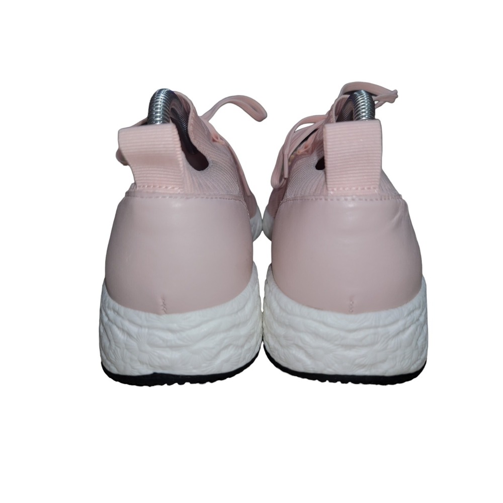 Antonio Melani Lia Ann Salmon Pink Knit Sneakers Comfort Walking Run Shoes 8.5M - Picture 9 of 11